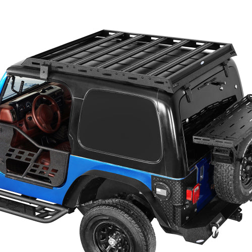 Hooke Road Jeep Wrangler Roof Rack for 1997-2006 Jeep Wrangler TJ Hardtop, Excluding Unlimited   b1038s 3