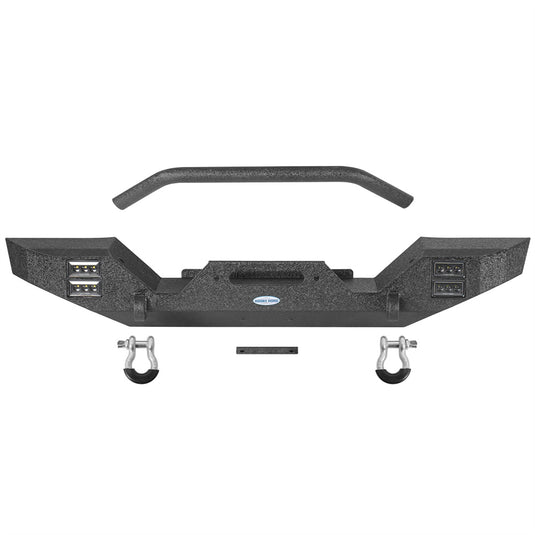Mid-Width Front Bumper for 1976-1986 Jeep CJ-5 CJ-7 CJ-8 Scrambler Hooke Road b1091s 4