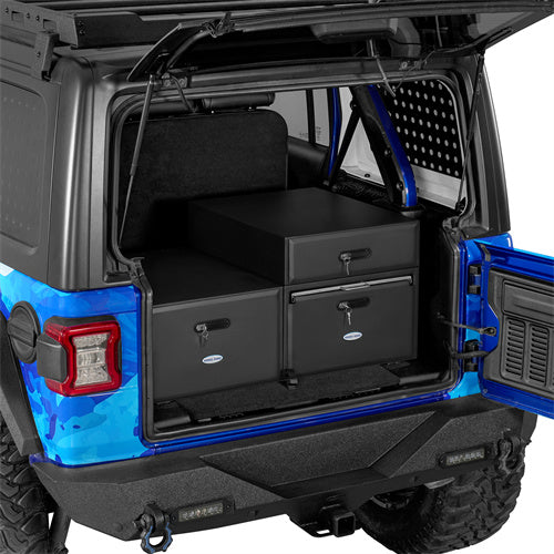 Hooke Road Additional Drawer for Jeep Wrangler JK JL & Ford Bronco 4-Door b2125s 2