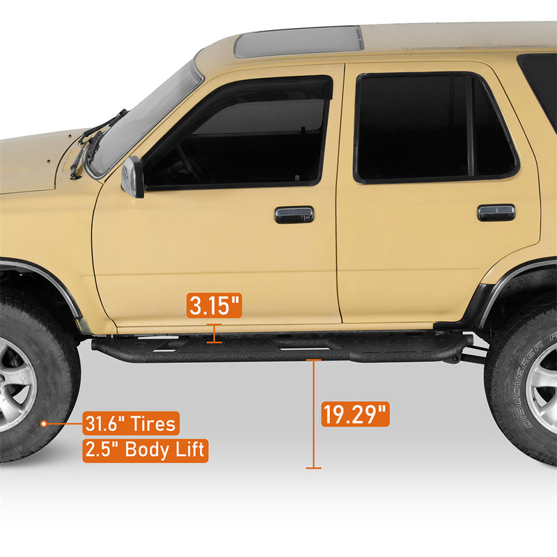 Load image into Gallery viewer, Nerf Side Step Bars for 1990-1995 Toyota 4Runner 4-Door b9700s 6
