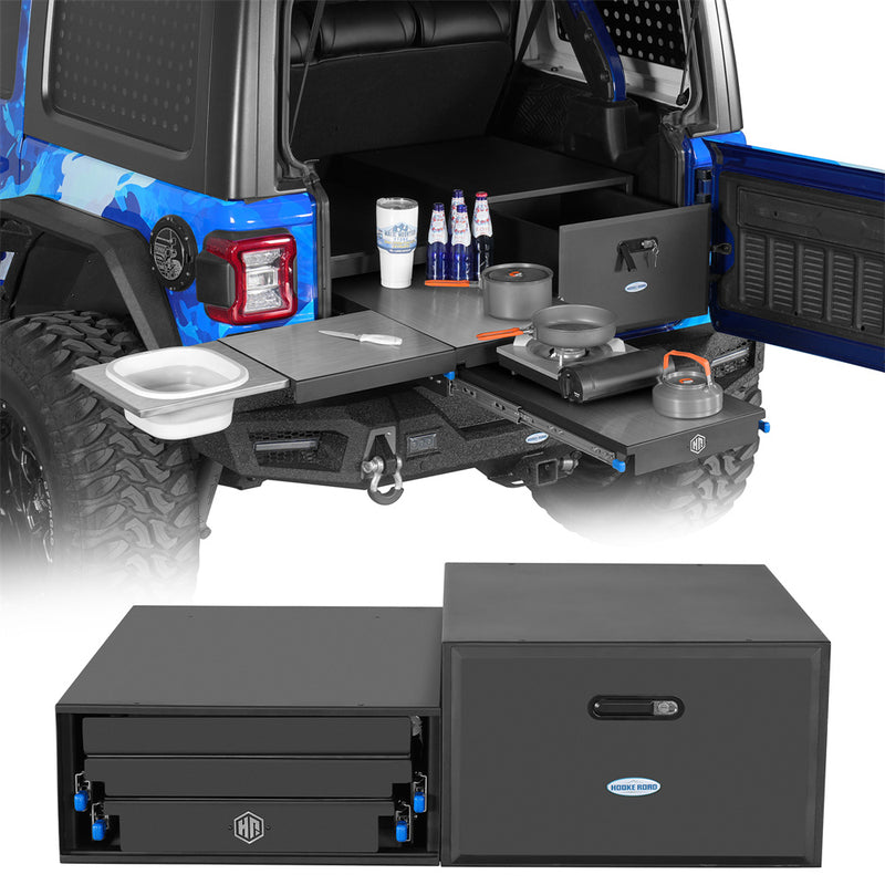Load image into Gallery viewer, Overland Kitchen &amp; Cargo Drawer System for Jeep &amp; Ford Bronco 4-Door b21362137 1
