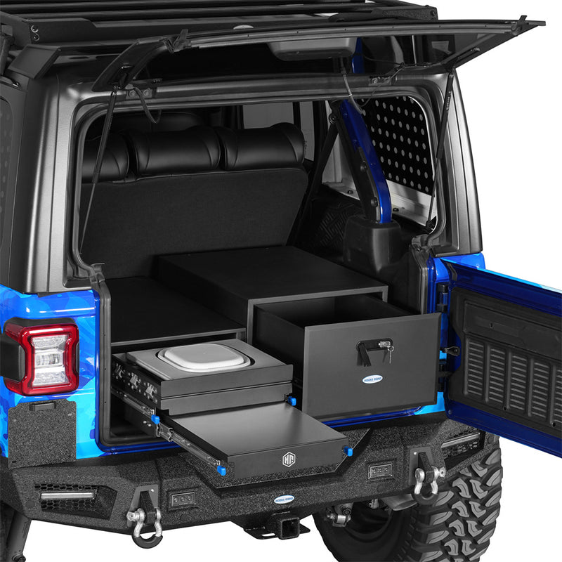 Load image into Gallery viewer, Overland Kitchen &amp; Cargo Drawer System for Jeep &amp; Ford Bronco 4-Door b21362137 2
