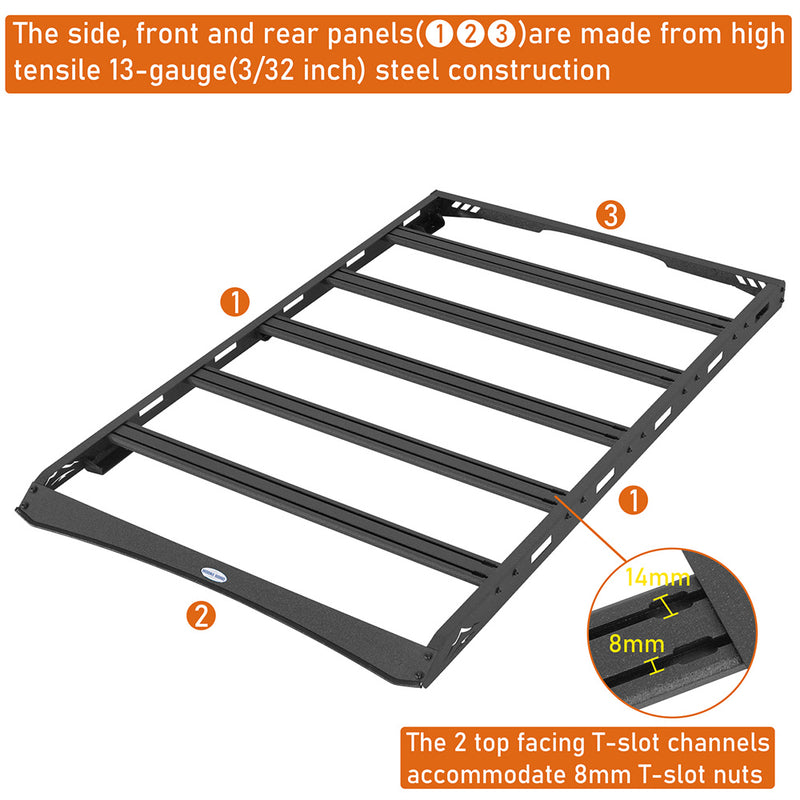 Load image into Gallery viewer, Hooke Road 1995-2005 Chevy S10 Blazer 4-Door Overland Roof Rack b7262s 8
