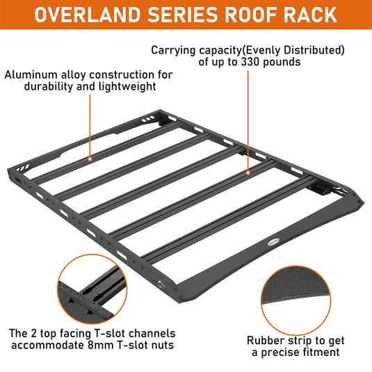 Hooke Road 1995-2005 Chevy S10 Blazer 4-Door Overland Roof Rack b7262s 9