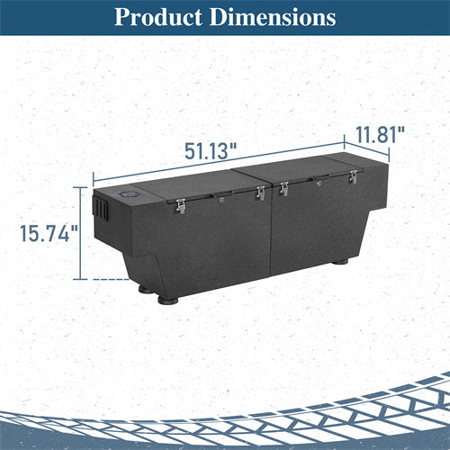 Load image into Gallery viewer, Hooke Road Tool Box Lockable Storage Boxes for Tacoma &amp; Chevy Colorado GMC Canyon b9919s 5
