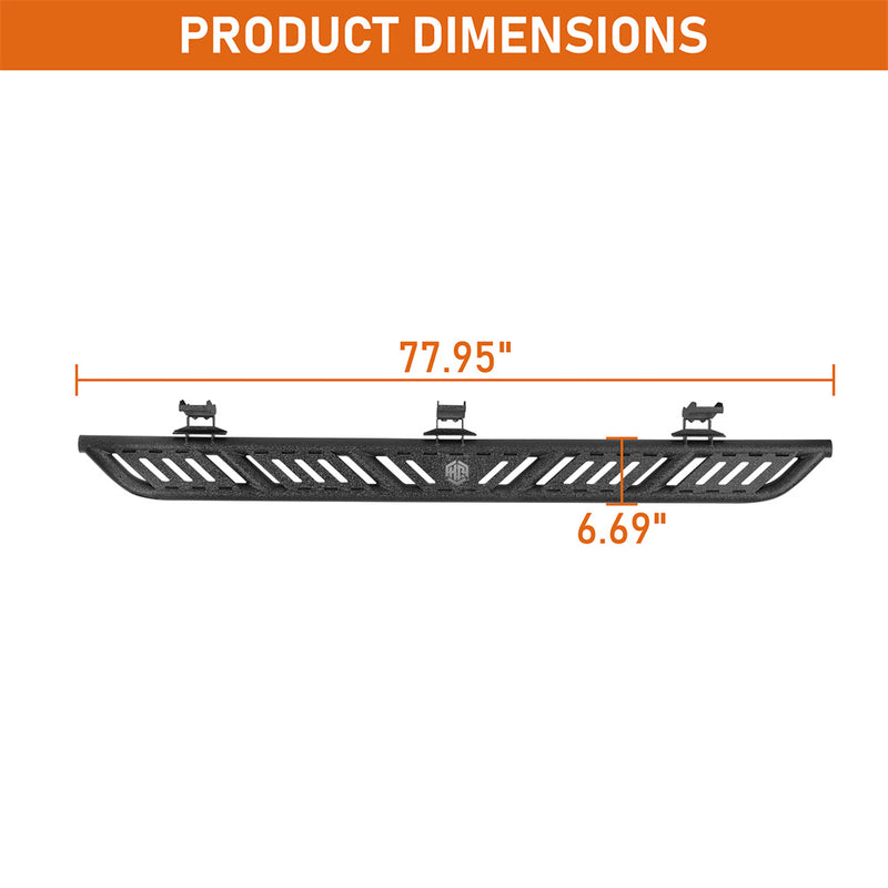 Load image into Gallery viewer, Running Boards for 2004-2009 Dodge Durango Chrysler Aspen  Hooke Road b6852s 5
