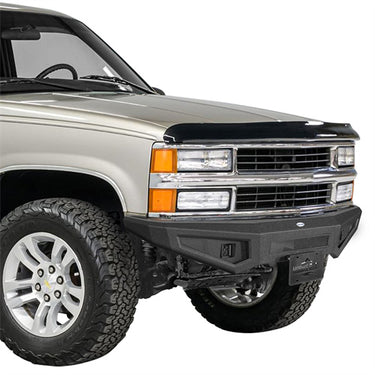 Chrome Metal Front Bumper Face Bar for Chevy/GMC C/K 1500-3500 Pickup 1988-2000