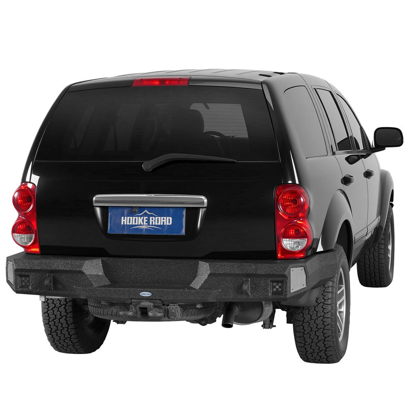 Load image into Gallery viewer, Steel Rear Bumper w/ Spotlights for 2004-2006 Dodge Durango Hooke Road b6856s 3
