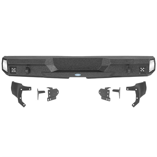 Steel Rear Bumper w/ Spotlights for 2004-2006 Dodge Durango Hooke Road b6856s 4
