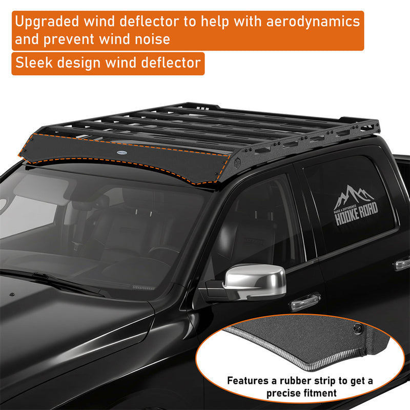Load image into Gallery viewer, Steel Roof Rack for 2009-2018 Ram 1500  Crew Cab &amp; Quad Cab Hooke Road b6029 7

