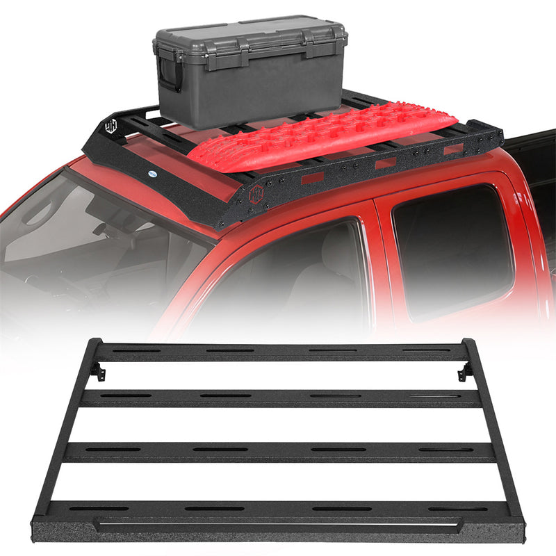 Load image into Gallery viewer, Steel Roof Rack for 2005-2023 Toyota Tacoma 2nd 3rd Gen Access Cab Hooke Road b4037s 1
