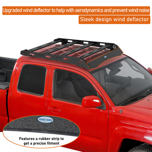 Steel Roof Rack for 2005-2023 Toyota Tacoma 2nd 3rd Gen Access Cab Hooke Road b4037s 6