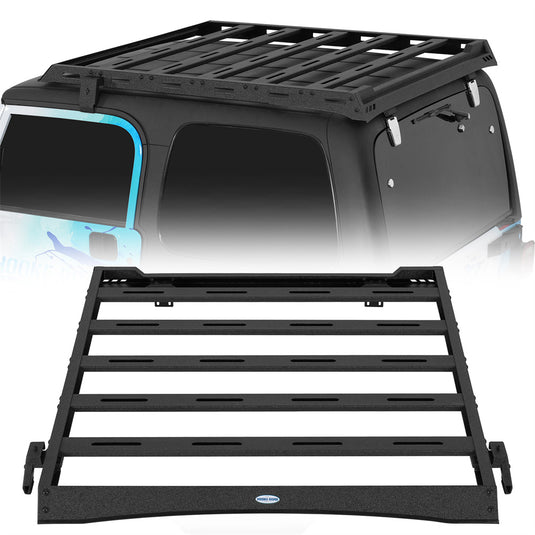 Hooke Road Steel Roof Rack w/5 Cross Bars for 1997-2006 Jeep Wrangler TJ Hardtop b1087s 1