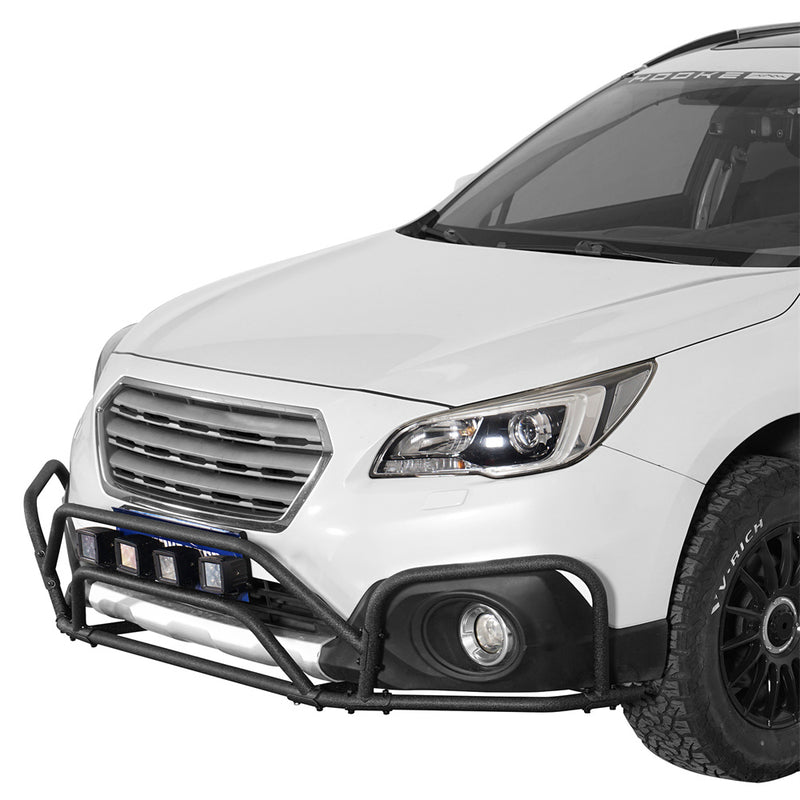 Load image into Gallery viewer, Hooke Road Steel Tube Front Bumper Guard for 2015-2019 Subaru Outback b4769 2

