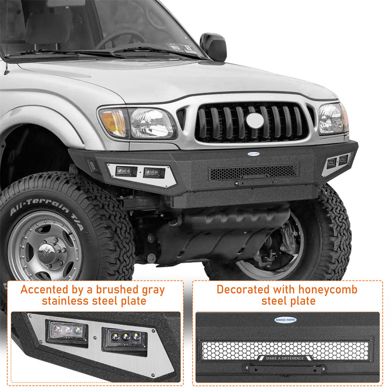 Load image into Gallery viewer, Aftermarket Steelcraft Front Bumper for 1995-2004 Toyota Tacoma Hooke Road b4151 6
