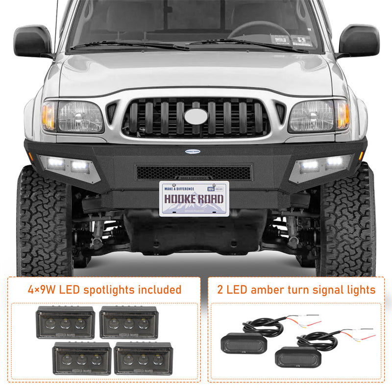 Load image into Gallery viewer, Aftermarket Steelcraft Front Bumper for 1995-2004 Toyota Tacoma Hooke Road b4151 9

