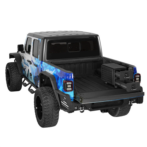 Hooke Road Truck Bed Drawer System for Jeep JT/Toyota Tacoma/Chevy Colorado/GMC Canyon b9917s 2
