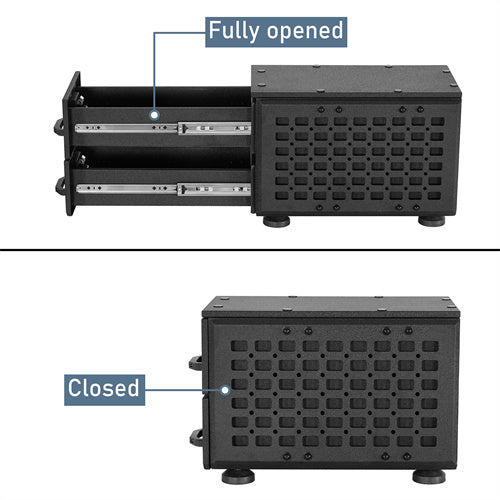Hooke Road Truck Bed Drawer System for Jeep JT/Toyota Tacoma/Chevy Colorado/GMC Canyon b9917s 8