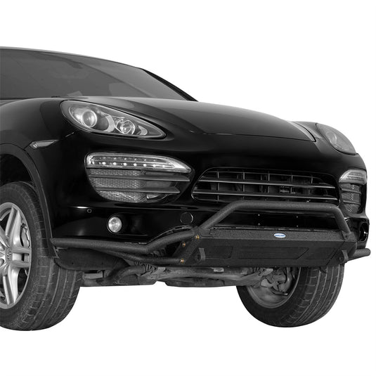 Tube Front Bumper with Skid Plate for 2011-2014  Porsche Cayenne 958.1 b7212s 2