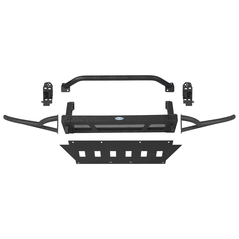 Load image into Gallery viewer, Tube Front Bumper with Skid Plate for 2011-2014  Porsche Cayenne 958.1 b7212s 5
