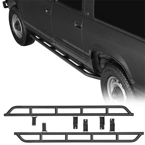 Hooke Road Tube Slider Rocker Sliders for 1992-1999 Chevy Suburban b7233s 1