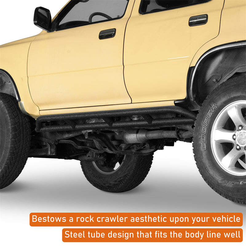 Load image into Gallery viewer, Hooke Road Tube Rocker Sliders 1990-1995 Toyota 4Runner 4-Door b9702s 6
