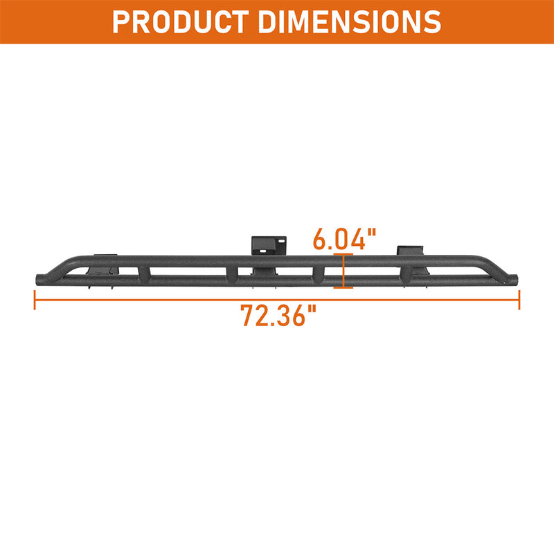 Load image into Gallery viewer, Tube Slider Rocker Guards for 1995-2005 Chevy S10 Blazer 4-Door Hooke Road b7260 5
