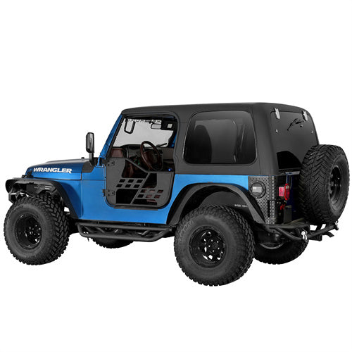 Load image into Gallery viewer, Hooke Road Tubular Door Guards for 1997-2006 Jeep Wrangler TJ b1005s 8
