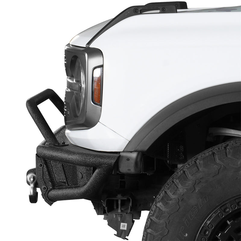 Load image into Gallery viewer, Tubular Front Bumper for 2021-2026 Ford Bronco Hooke Road b8953s 2
