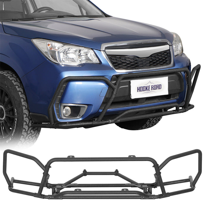 Load image into Gallery viewer,  Hooke Road Tubular Front Bumper Guard for 2014-2018 Subaru Forester b4734s 1
