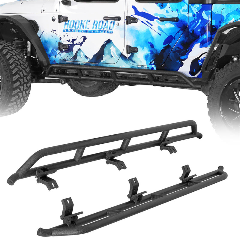 Load image into Gallery viewer, JEEP JT Tube Slider Rocker Guards(20-26 Gladiator) - Hooke Road
