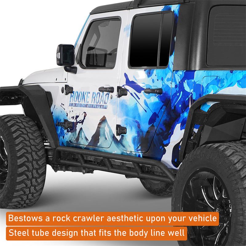 Load image into Gallery viewer, JEEP JT Tube Slider Rocker Guards(20-26 Gladiator) - Hooke Road

