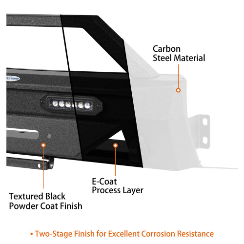 Load image into Gallery viewer, Hooke Road 2014-2024 Toyota 4Runner Front Bumper w/LED Spotlight b9809s 12
