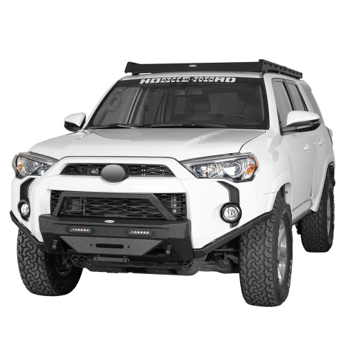 Hooke Road 2014-2024 Toyota 4Runner Front Bumper w/LED Spotlight b9809s 3