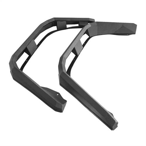 Load image into Gallery viewer, 2020-2023 Jeep Gladiator JT Steel Flat Rear Fender Flares - Hooke Road b7016s 12
