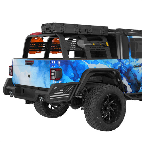 Load image into Gallery viewer, 18.8&quot; Overland Bed Rack for Jeep Gladiator JT &amp; Tacoma &amp; Ford Ranger Hooke Road 9921s 3
