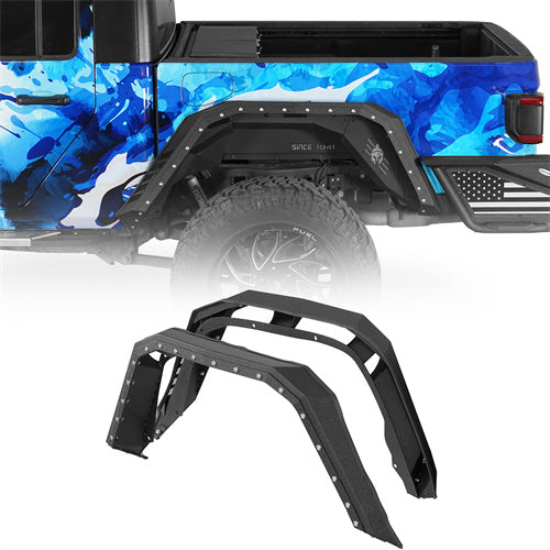 Hooke Road 2020-2025 Jeep Gladiator Rear Fender Flares b7020s 1