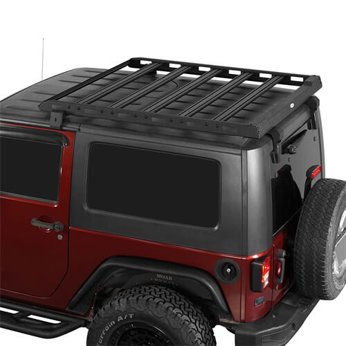 Load image into Gallery viewer, Jeep Wrangler JK Aluminum Luggage Rack Roof Rack 4x4 Jeep Parts - Hooke Road b2078 11
