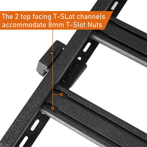 Load image into Gallery viewer, Jeep Wrangler JK Aluminum Luggage Rack Roof Rack 4x4 Jeep Parts - Hooke Road b2078 18
