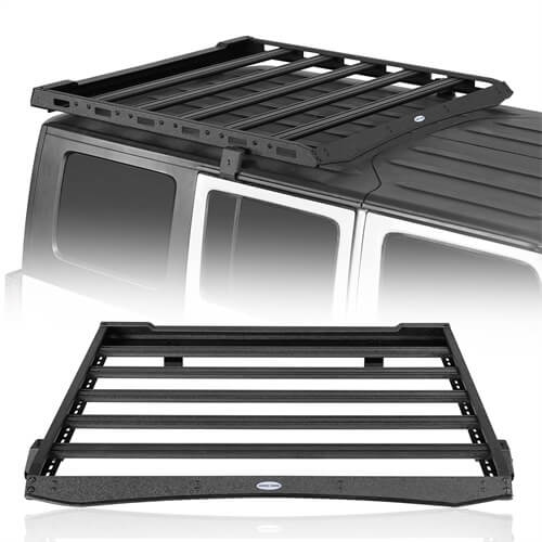 Load image into Gallery viewer, Jeep Wrangler JK Aluminum Luggage Rack Roof Rack 4x4 Jeep Parts - Hooke Road b2078 2
