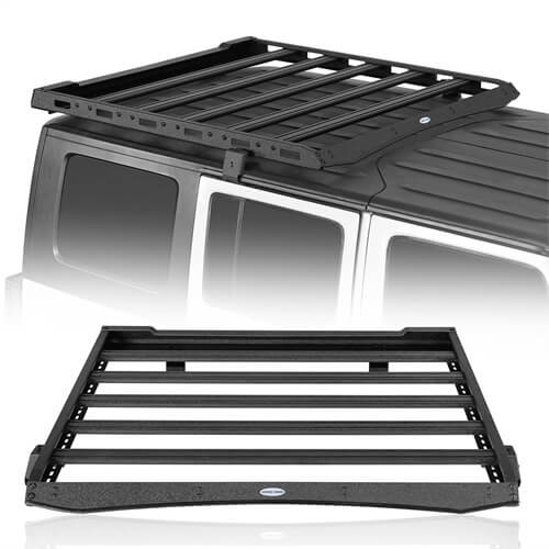 Jeep Wrangler JK Aluminum Luggage Rack Roof Rack 4x4 Jeep Parts - Hooke Road b2078 2