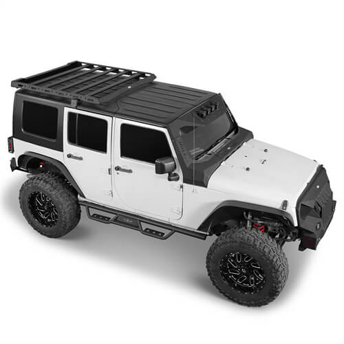 Load image into Gallery viewer, Jeep Wrangler JK Aluminum Luggage Rack Roof Rack 4x4 Jeep Parts - Hooke Road b2078 4
