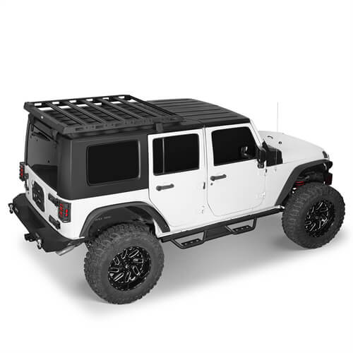 Jeep Wrangler JK Aluminum Luggage Rack Roof Rack 4x4 Jeep Parts - Hooke Road b2078 5