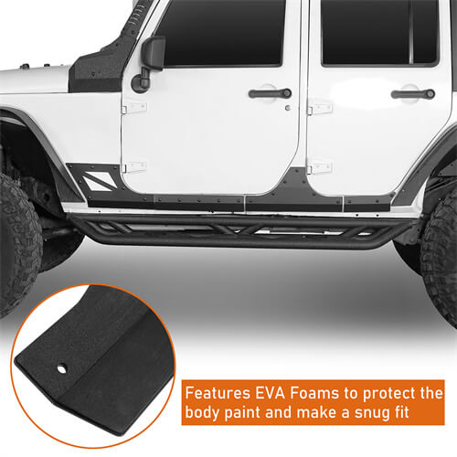 Load image into Gallery viewer, HookeRoad Jeep JK Body Armor Cladding for 2007-2018 Jeep Wrangler JK 4-Door b2045s 10
