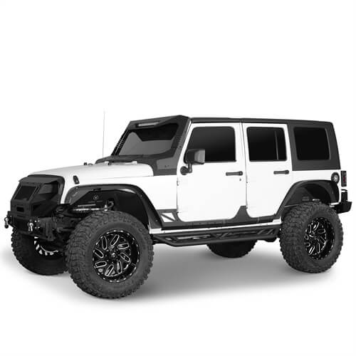 Load image into Gallery viewer, HookeRoad Jeep JK Body Armor Cladding for 2007-2018 Jeep Wrangler JK 4-Door b2045s 4
