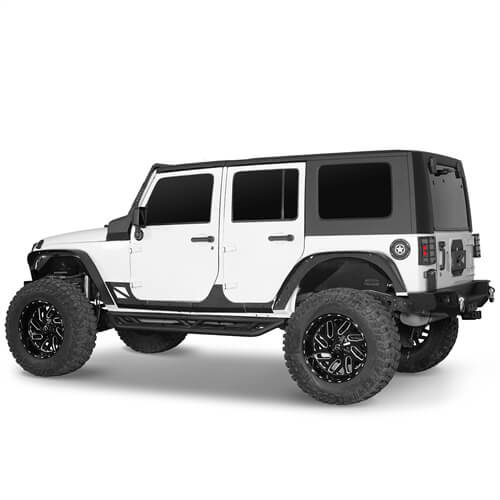 Load image into Gallery viewer, HookeRoad Jeep JK Body Armor Cladding for 2007-2018 Jeep Wrangler JK 4-Door b2045s 5
