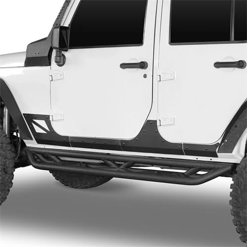 Load image into Gallery viewer, HookeRoad Jeep JK Body Armor Cladding for 2007-2018 Jeep Wrangler JK 4-Door b2045s 7
