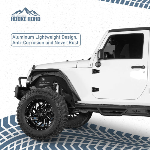 Load image into Gallery viewer, Hooke Road Jeep JK Front Inner Fender Liners for 2007-2018 Jeep Wrangler JK b2113s 6
