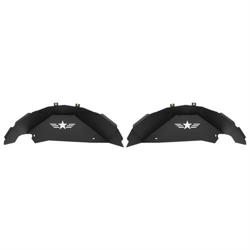 Rear Inner Fender Liners 4x4 wheel parts For 2007-2018 Jeep Wrangler JK - Hooke Road b2070s 11