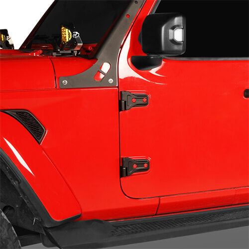 Load image into Gallery viewer, Black Door Hinge Kit Replacement For 2018-2022 Jeep Wrangler JL - Hooke Road mmr30125 12
